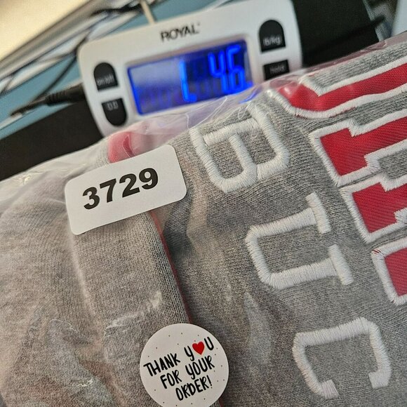 Campus Heritage Ohio State Buckeyes OSU Gray Red Hoodie Sweatshirt L - Picture 14 of 16